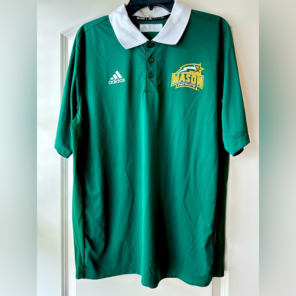 LIKE NEW George Mason University Patriots/Adidas Men’s Polo Shirt
